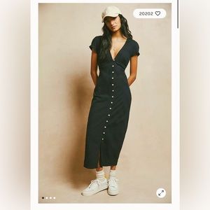 Free people new in town midi dress